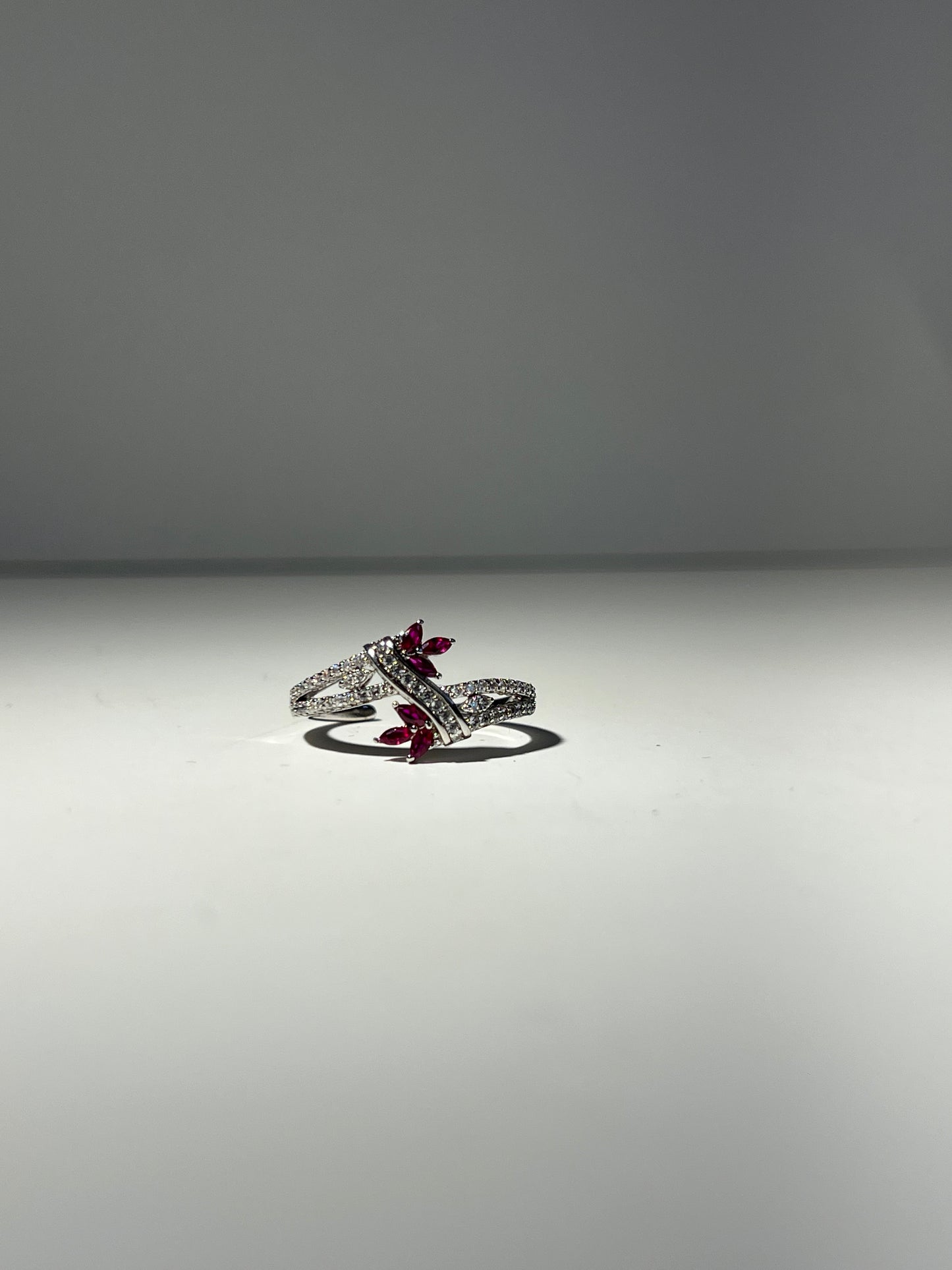 Silver Played Ring